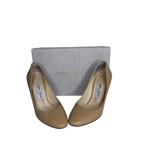 Jimmy Choo Nude Esme 100 Stilettos size 38 - Picture 2 of 9